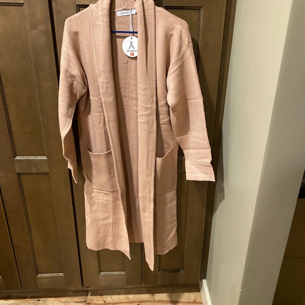 Anrabess Women's Long Cardigen Sweater